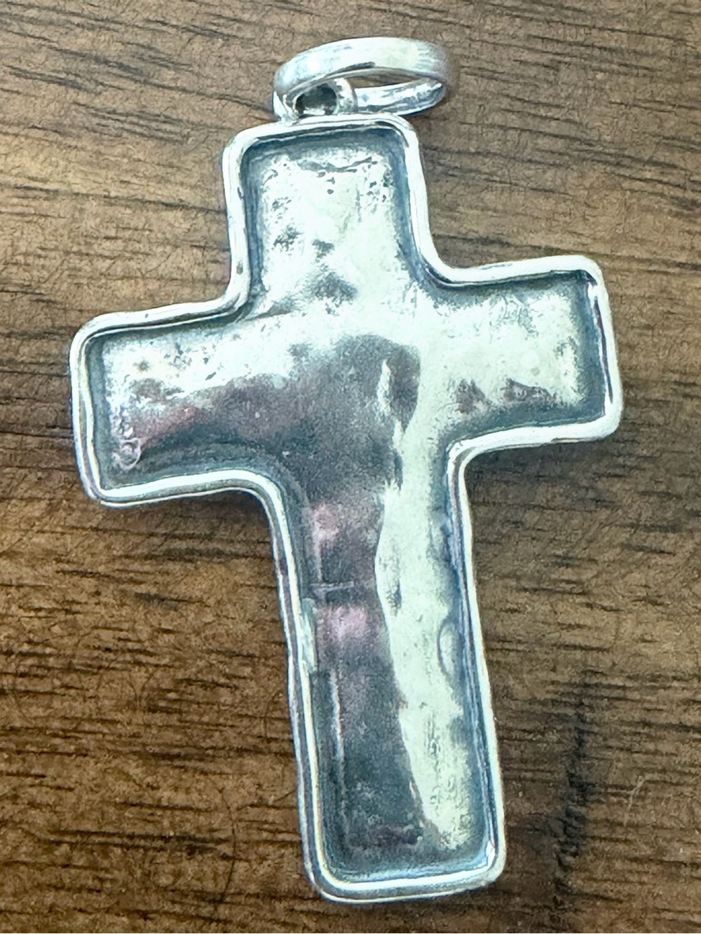 Grace & Heart G&H SOLID GROUND Cross Pendant .925 Sterling Silver 1 1/2” P1473